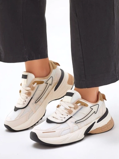 Royalfashion Baskets sportives pour femmes avec semelle épaisse Beysa