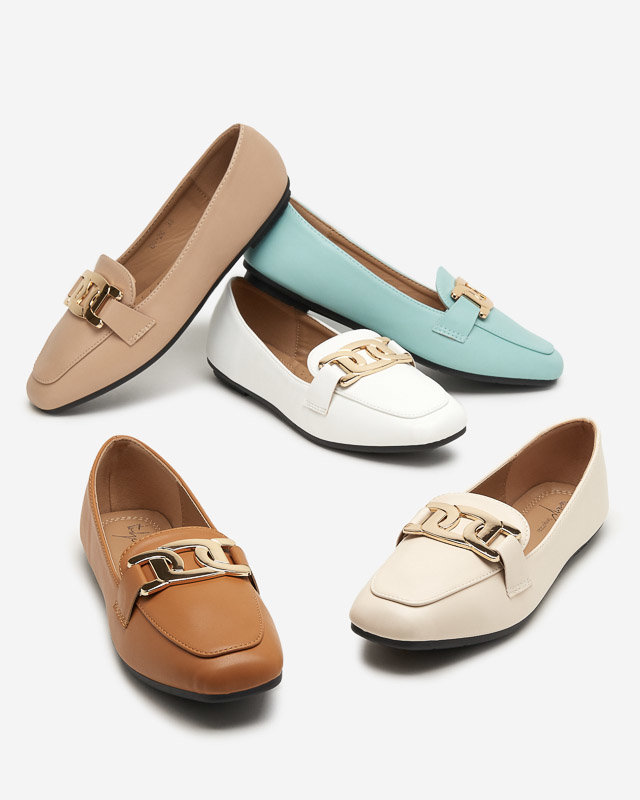 OUTLET Mocassins nude femme Melukia - Footwear