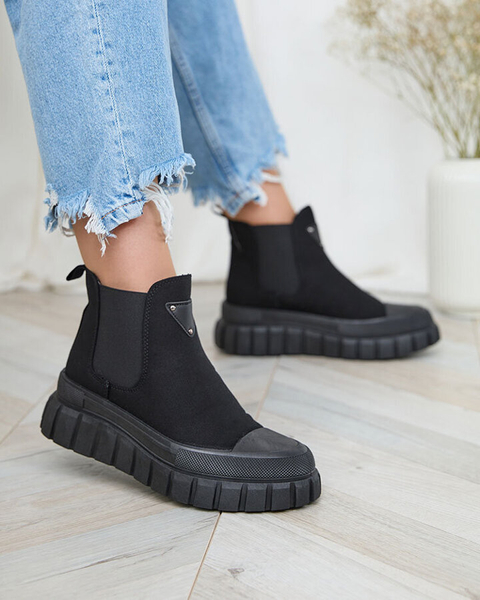 Royalfashion Noir Baskets hautes pour femme Nexeri