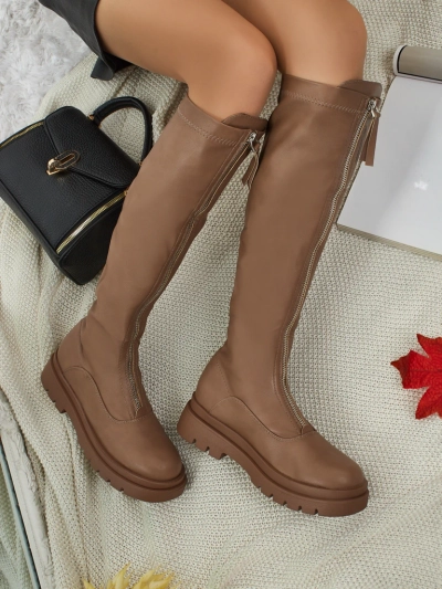 Bottes pour femmes avec fermeture éclair au milieu Merivon
