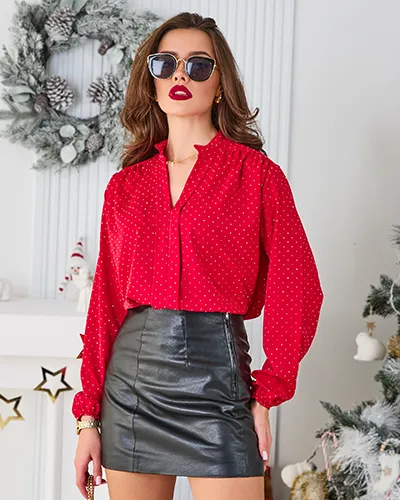 Chemise Royalfashion pour femmes avec strass