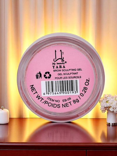 Gel transparent pour sourcils + brosse