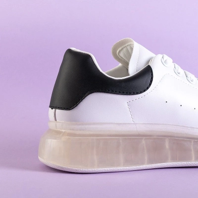 OUTLET Chaussures de sport blanches avec insert Garcia noir - Footwear