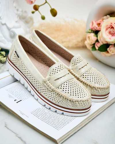 Royalfashion Mocassins ajourés pour femme Leteller