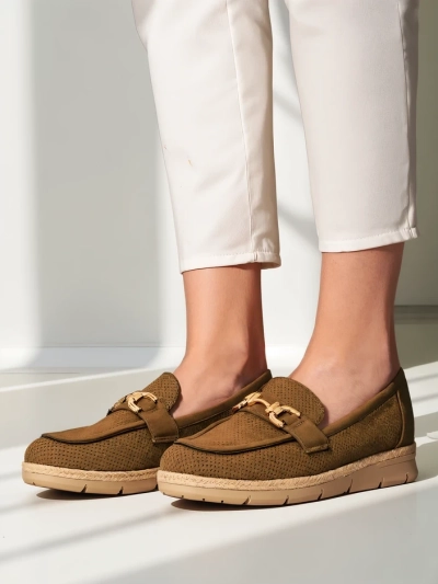 Royalfashion Ballerines pour femmes avec un accent décoratif sur le bout