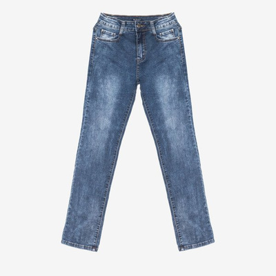 Pantalon bleu jeans femme - Vêtements