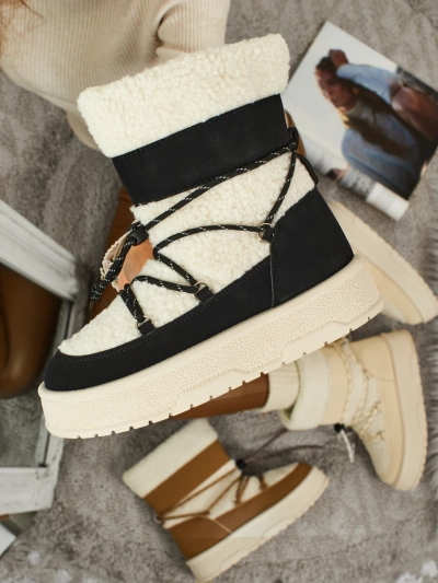 Bottes imitation bottes de neige pour femmes Quill Haven