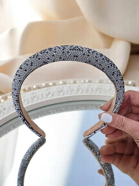 Serre-tête Royalfashion avec strass et perles Bianka