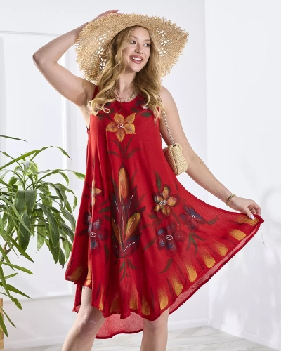 Couvre-lit en robe de plage fleurie pour femme - Vêtements