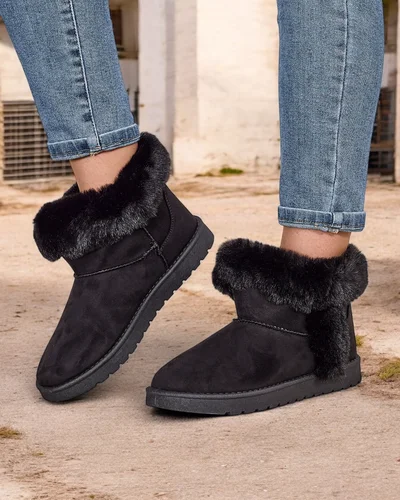 Chaussures de style bottes de neige courtes pour femmes Royalfashion Giesi