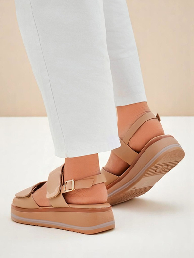 Sandales Royalfashion pour femmes avec une semelle Tulipe plus épaisse