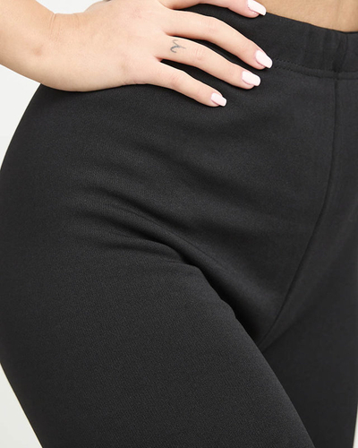 Legging noir classique pour femme avec isolation GRANDE TAILLE - Vêtements