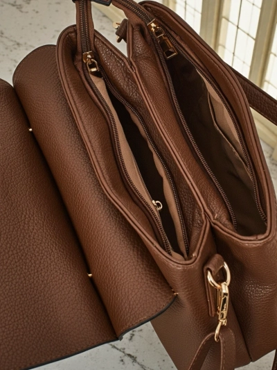 Petit sac à main pour femme en cuir écologique Vinem