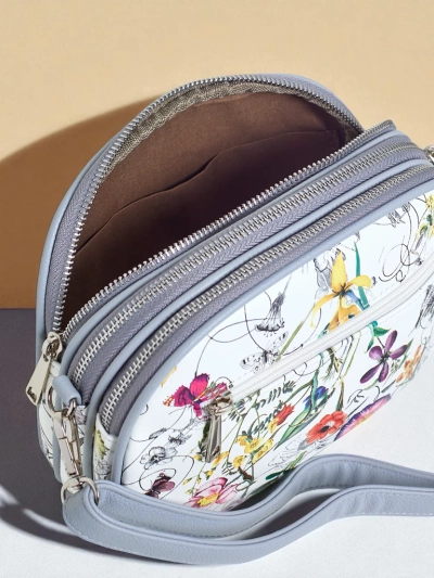 Royalfashion Petit sac à main pour femme en cuir écologique Floriana