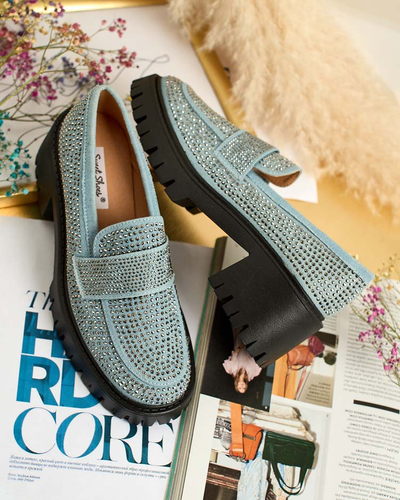 Royalfashion Mocassins femme avec zircons Epolls
