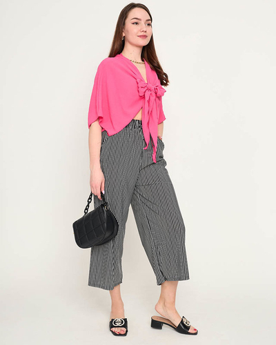 Cape courte femme rose foncé - Vêtements