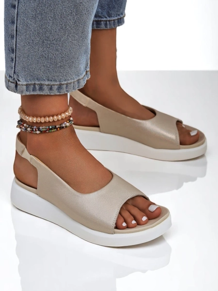 Royalfashion Sandales pour femmes à semelle épaisse Luna Shines