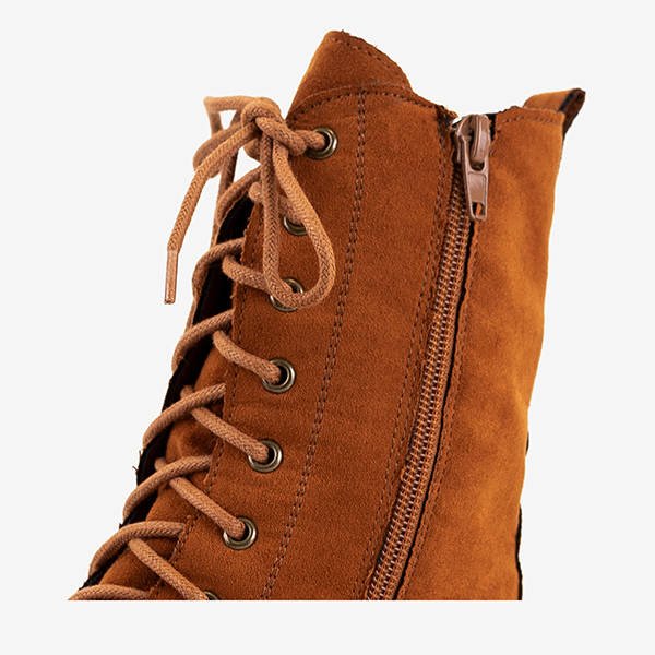 Chaussures plates marron Claretan - Chaussures