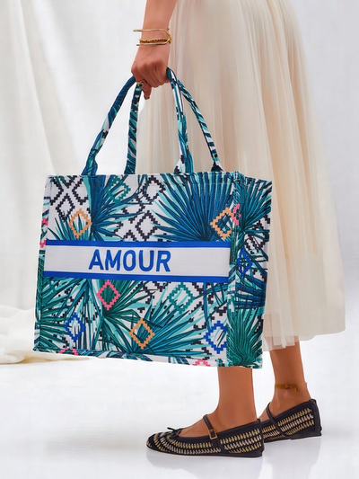 Royalfashion Sac à main en tissu Amour Vibes