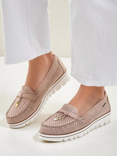 Mocassins perforés Royalfashion pour femmes Elissas