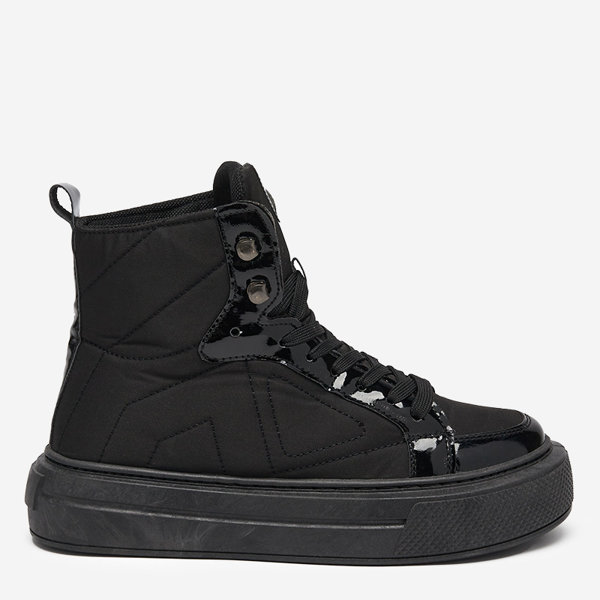 OUTLET Baskets de sport noires pour femmes Asmako- Footwear