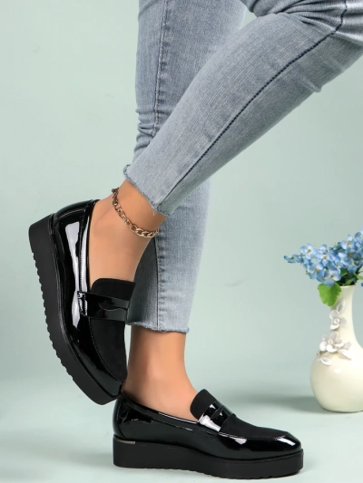Royalfashion Mocassins Vernis pour Femmes Afidale