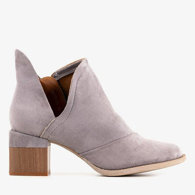 Bottes pour femmes grises sur le poteau Jeneuer - Footwear