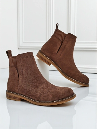 Bottines Chelsea pour femmes en éco-daim Veysi