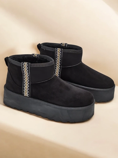 Royalfashion Bottes de neige courtes pour femmes a'la Haluzi