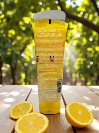 Gommage Facial Doré à l'Extrait d'Agrumes