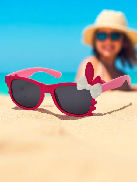 Royalfashion Lunettes de soleil Bunny Shine pour enfants avec décorations