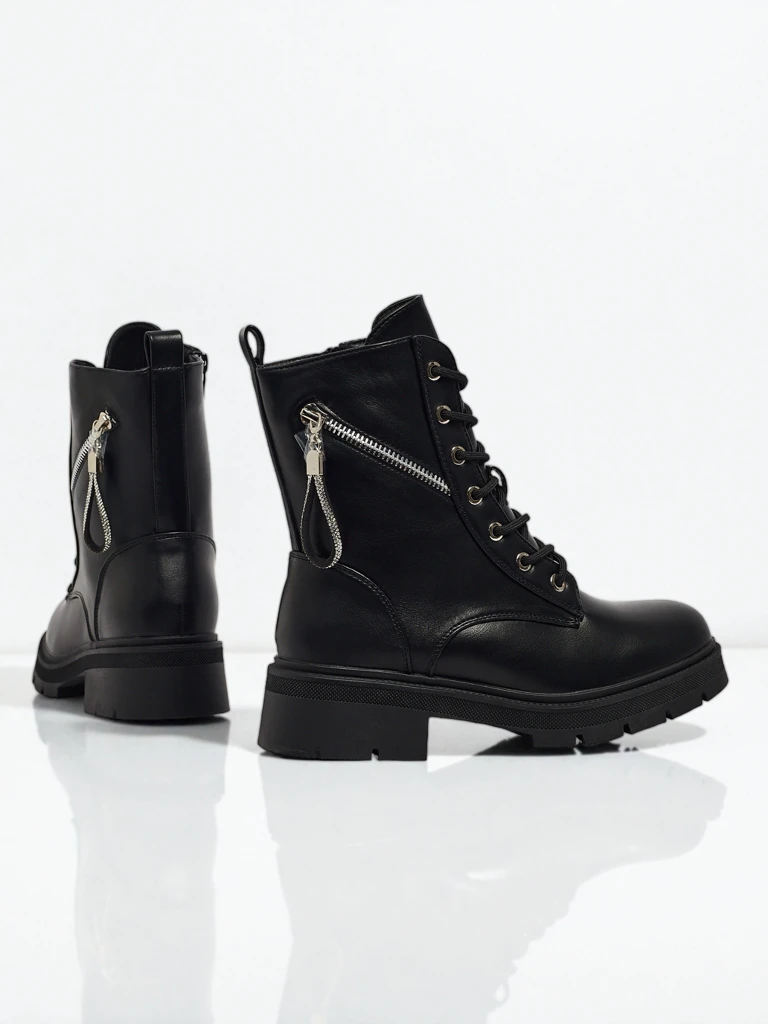 Bottines worker pour femmes avec décorations Kassira