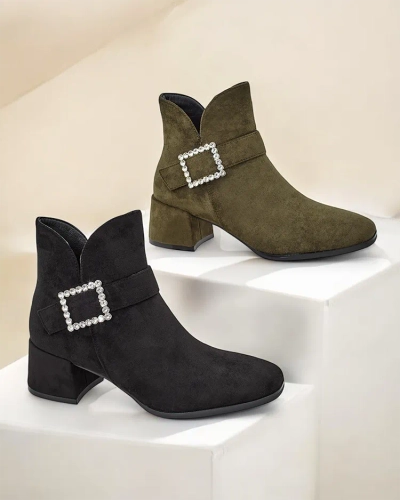 Bottines pour femmes Royalfashion à talon bas Vetti