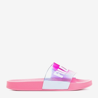 Chaussons femme rose foncé Friday - Footwear