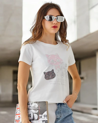 Blouse en coton pour femmes Royalfashion