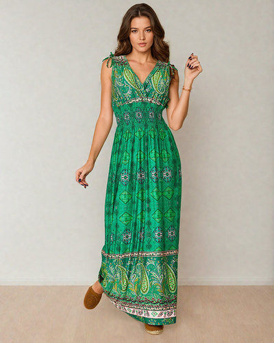 Royalfashion Robe midi imprimée pour femme