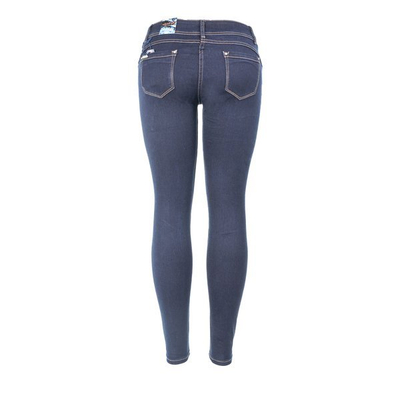 Pantalon fil or bleu marine - Pantalon