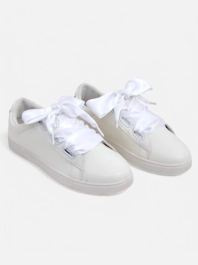 Baskets en éco-cuir pour femmes Royalfashion avec lacets décoratifs Etti