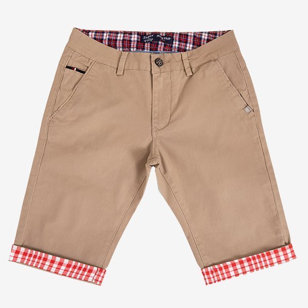 Short beige pour homme - Vêtements