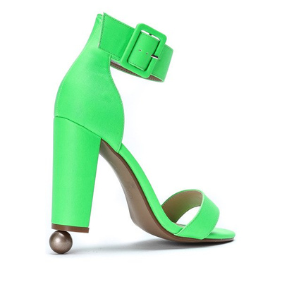 Sandales vert fluo sur poteau Katiea - Footwear