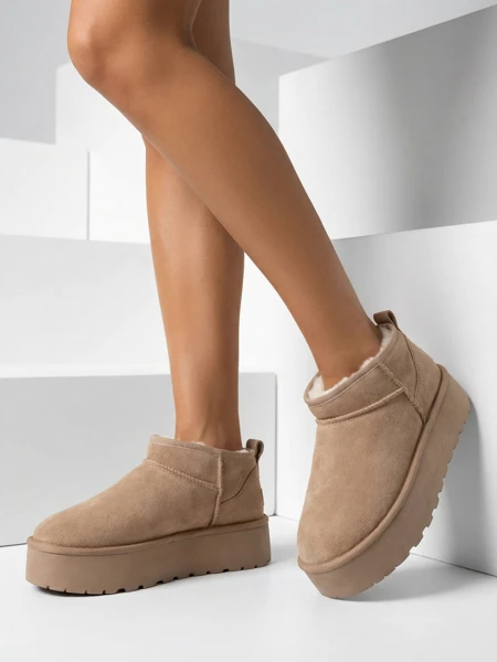 Royalfashion Bottes courtes pour femmes a'la bottes de neige Ozozi