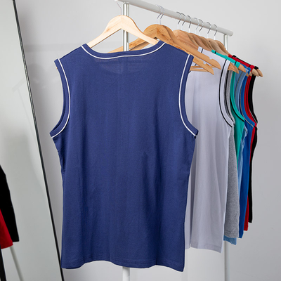 Chemise sans manches bleu marine pour homme - Vêtements