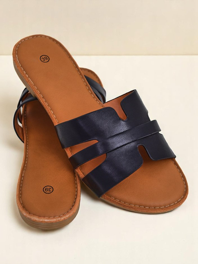 Royalfashion Mules à semelle plate pour femme Livia Soft