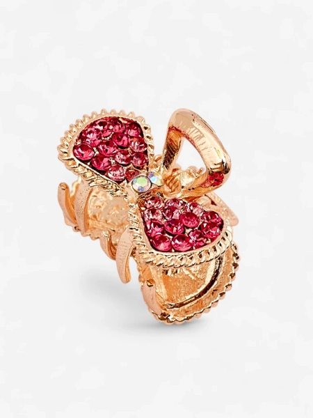 Royalfashion Barrette à cheveux avec strass Sparkle Twirl