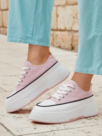 Royalfashion Baskets à plateforme pour femmes Beemes