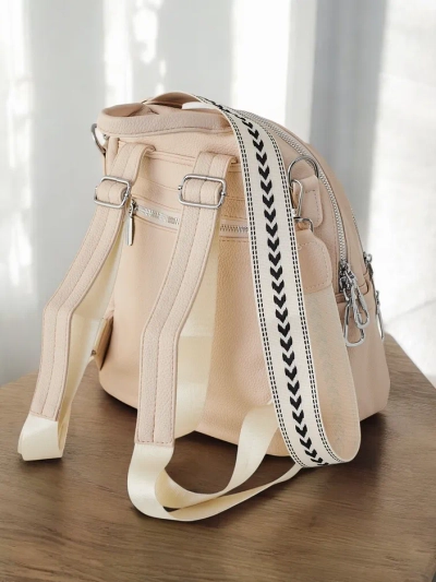 Royalfashion Petit sac à dos pour femmes en éco-cuir