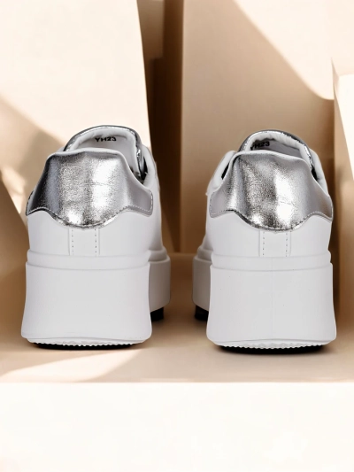 Royalfashion Baskets de sport à plateforme pour femmes Oviger