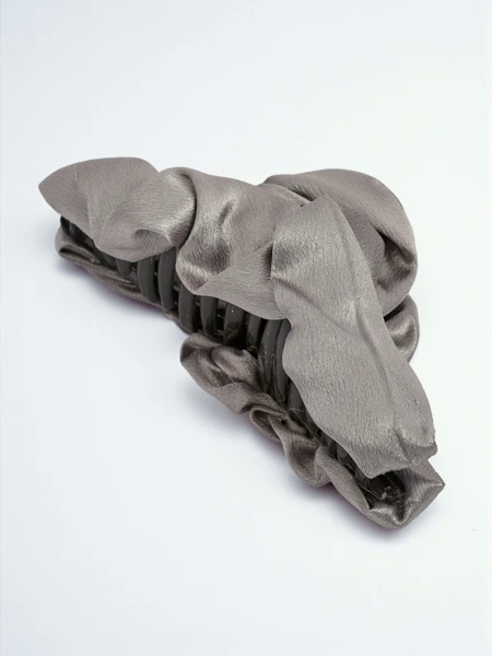 Royalfashion Pince à cheveux avec tissu satiné – barrette élégante