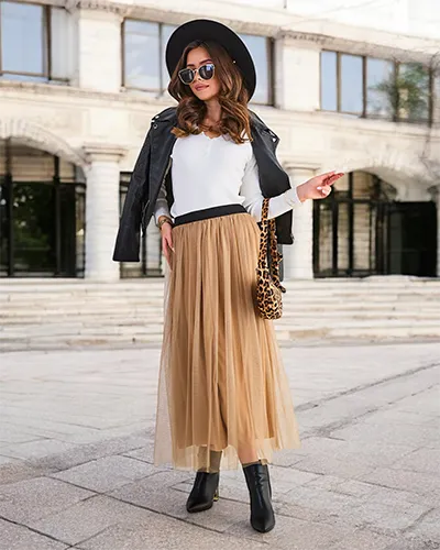 Jupe midi femme de la marque Royalfashion avec tulle