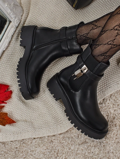 Bottines pour femmes en cuir écologique Talve